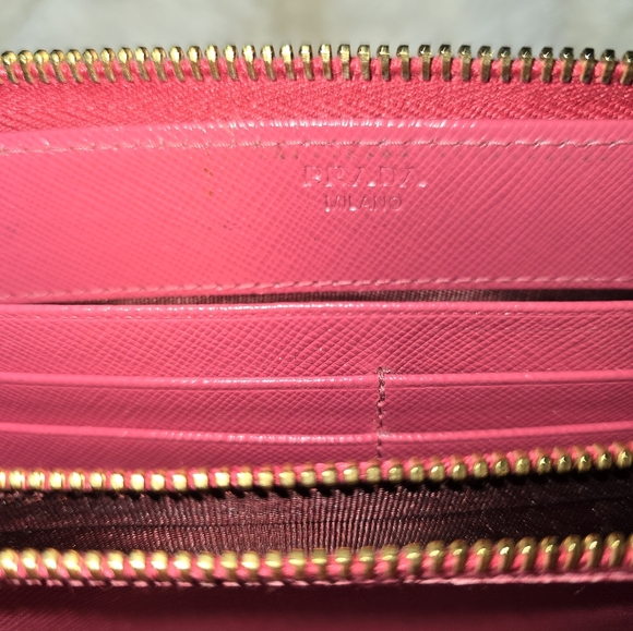 Pink Prada Bow Wallet w box - Picture 10 of 14